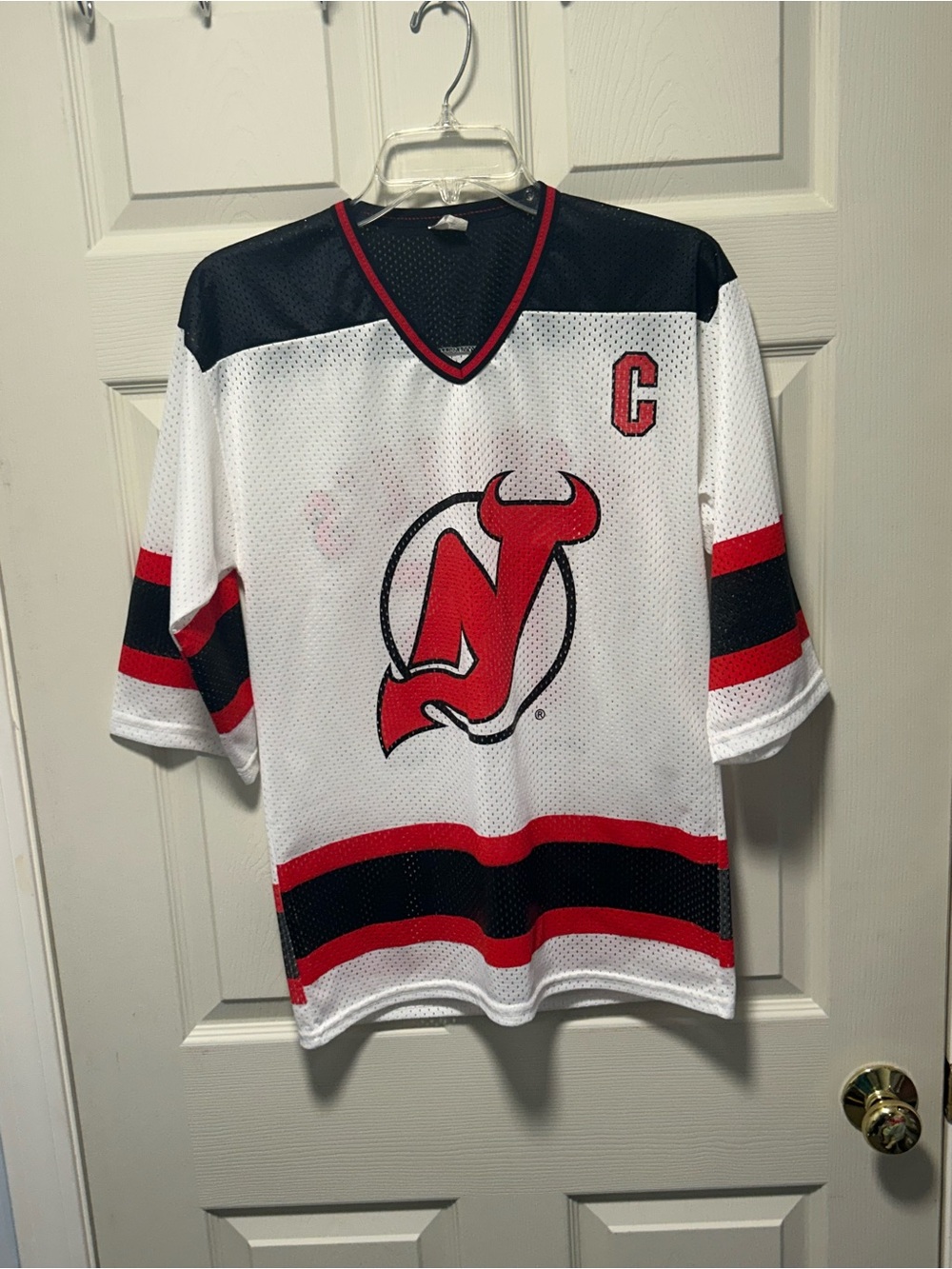 New Jersey Devils Promo Jersey Modell's Kids Size 2015 Prudential Center SGA L